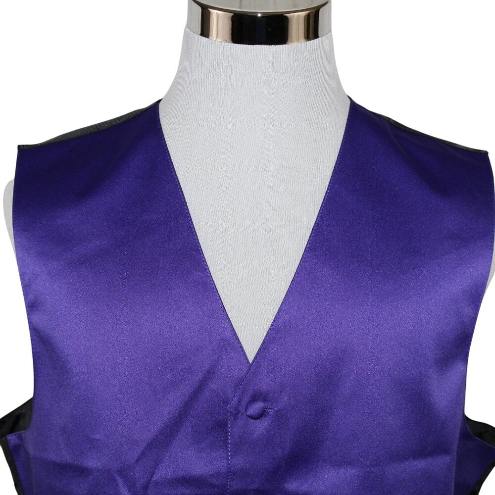 Vesuvio Napoli 2XL XXL Vest Waist Coat 5 Button Formal Dress Prom Wedding Party - Picture 7 of 11